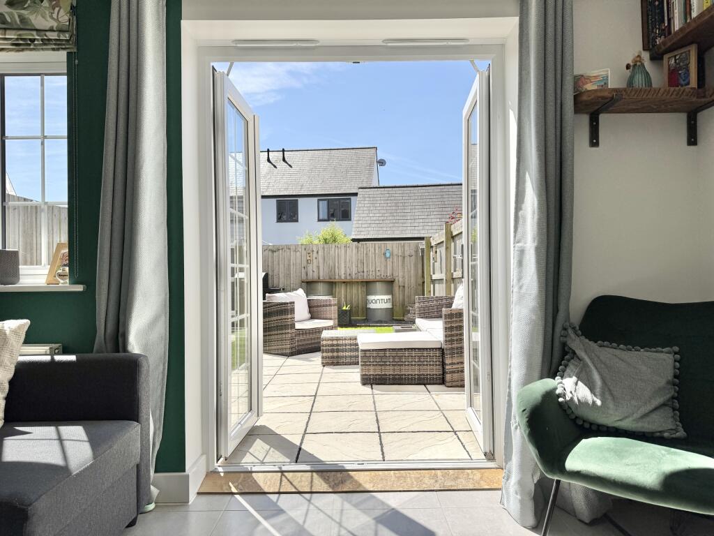 French Doors to Enclosed Garden