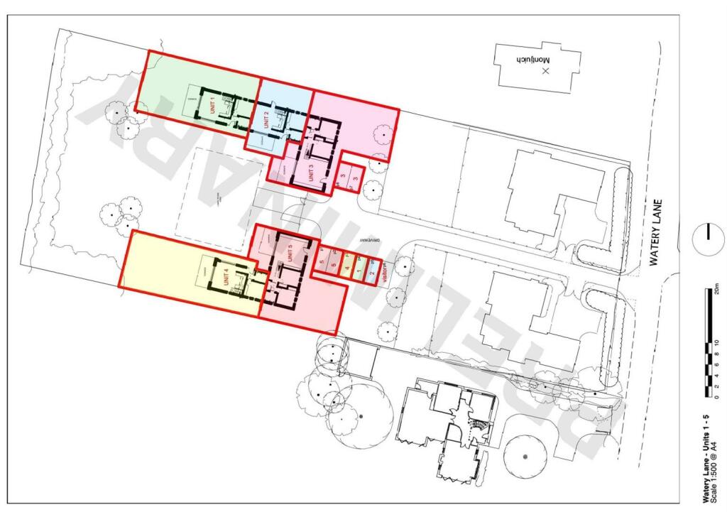 plan showing individual plots_