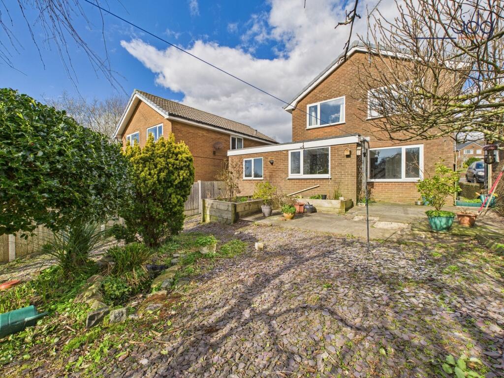 Rear of the property