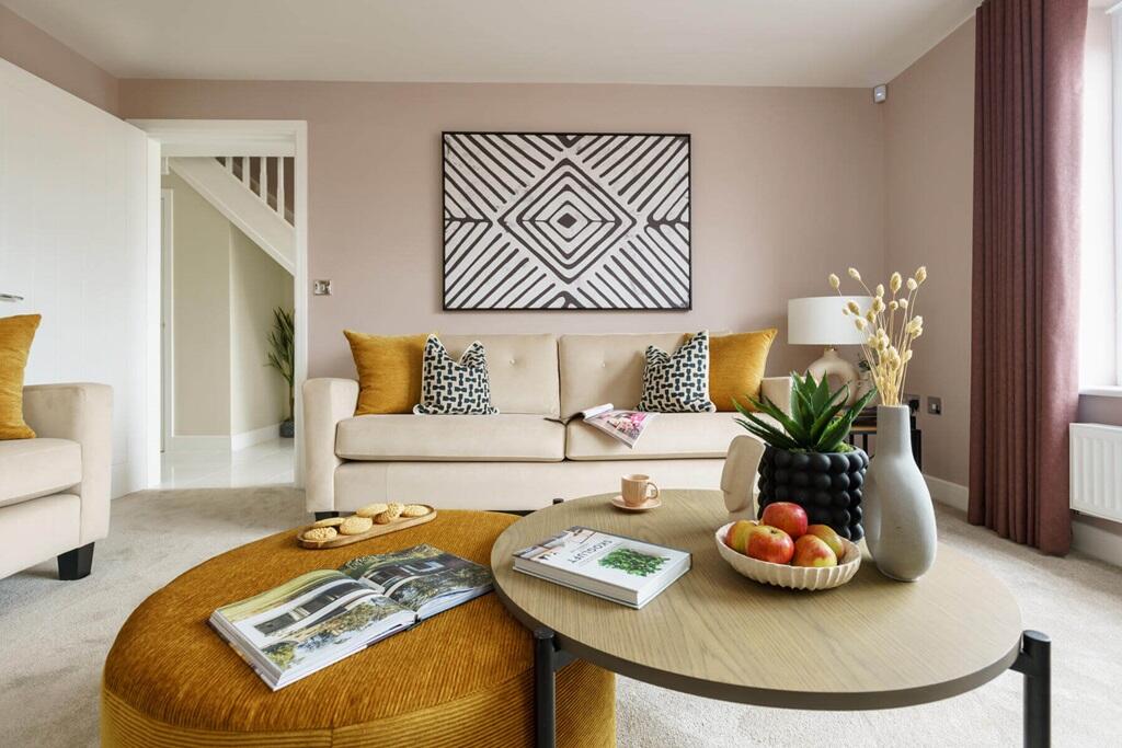 A bright and airy lounge is the perfect place to spend as a family