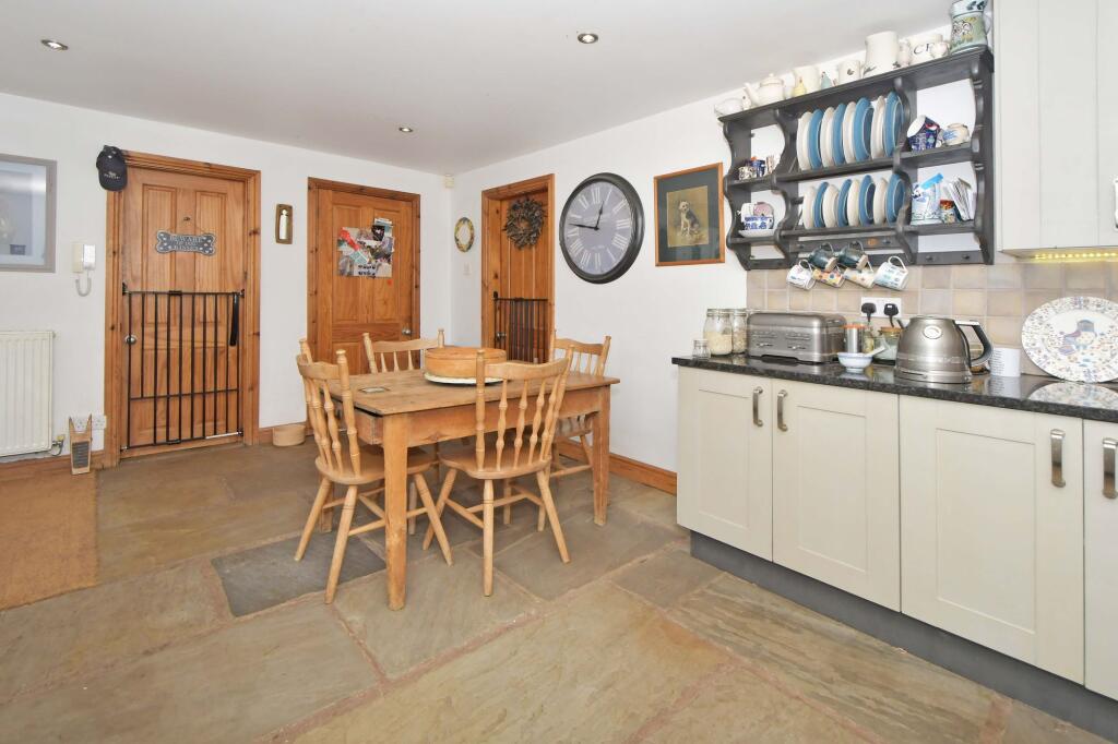 Kitchen towards utility