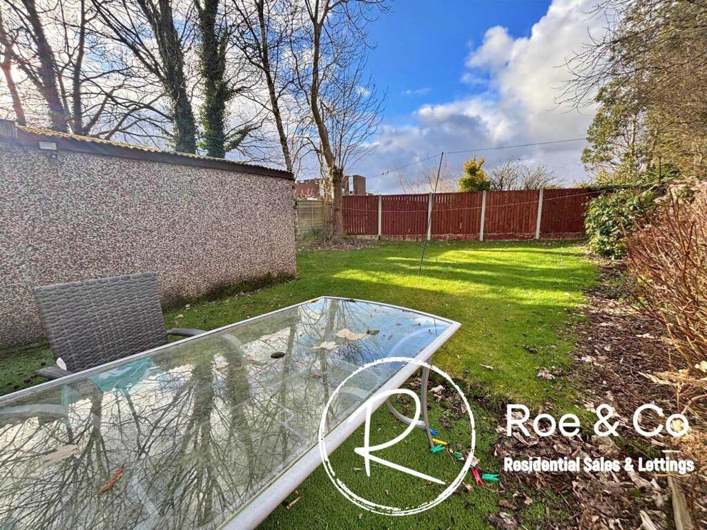 Rear garden
