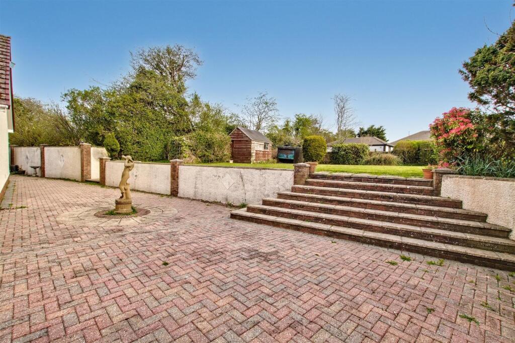 Rear patio