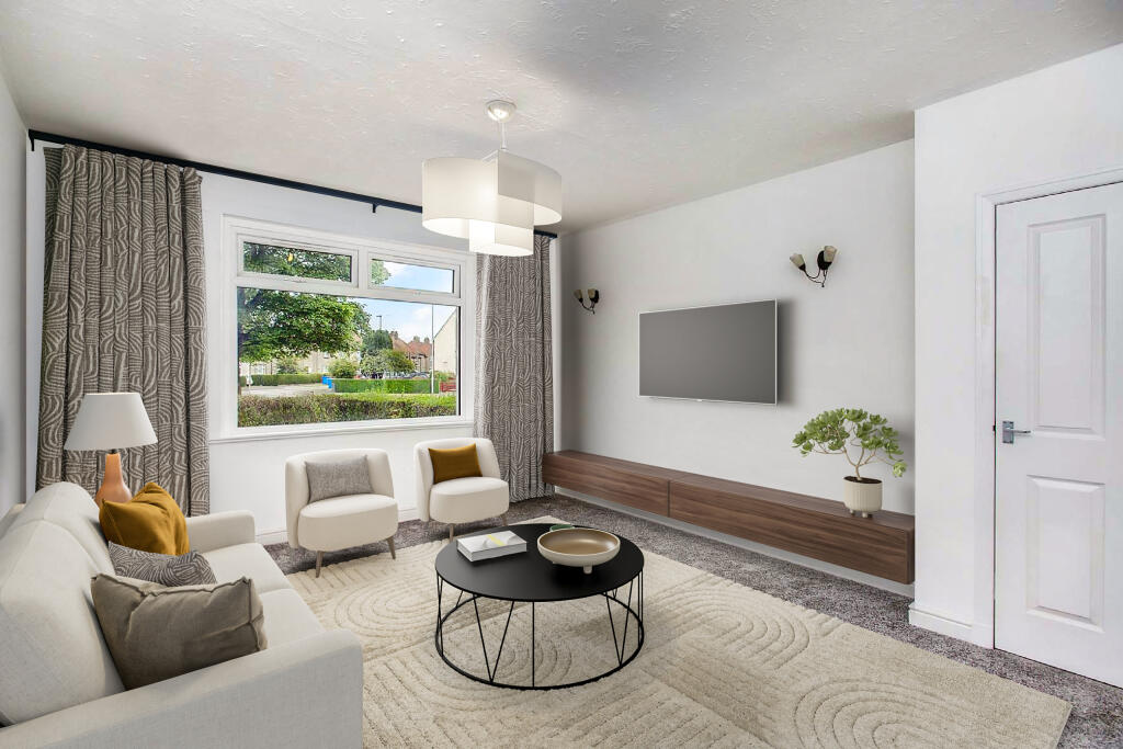 Living Room - Virtually Staged