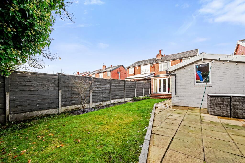 Rear Lawn and Patio