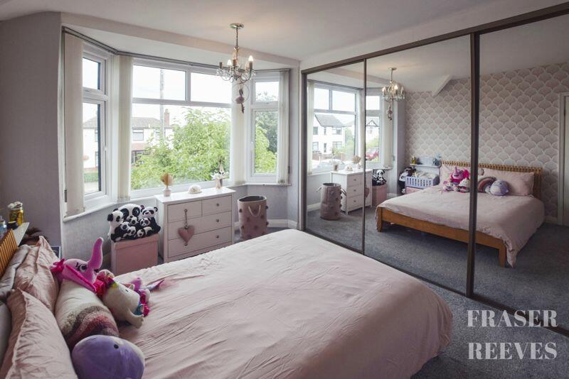 BEDROOM TWO WITH FITTED WARDROBES