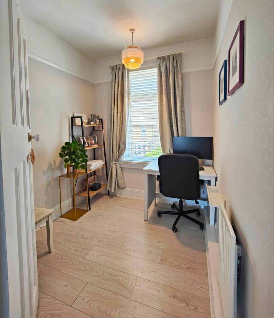 Bedroom 3 currently being used as a home office