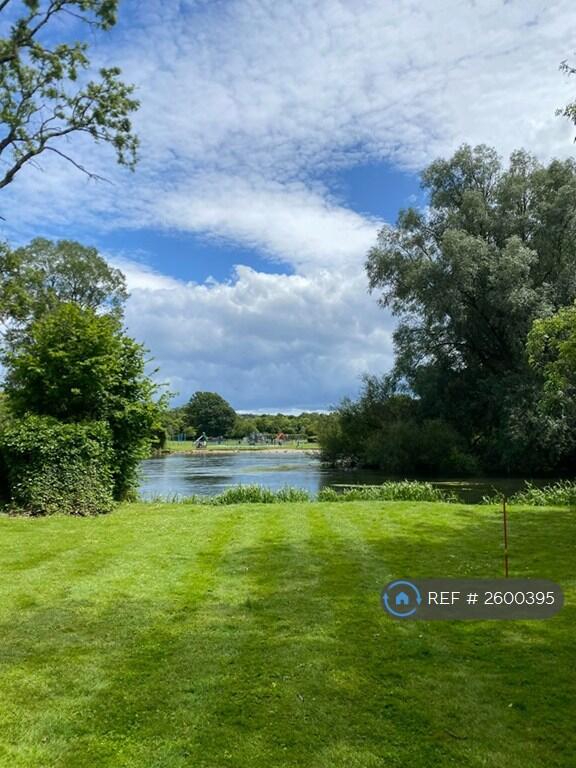 Back Garden Backs Onto The River