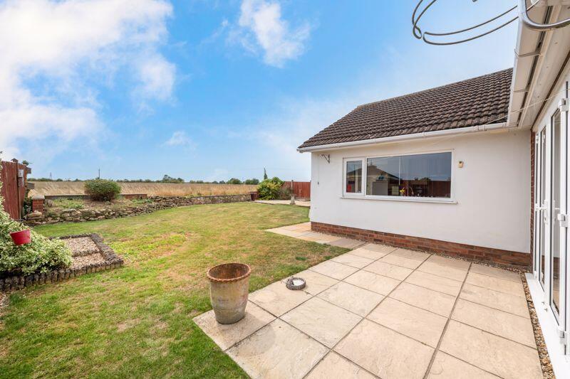 Rear garden/country views