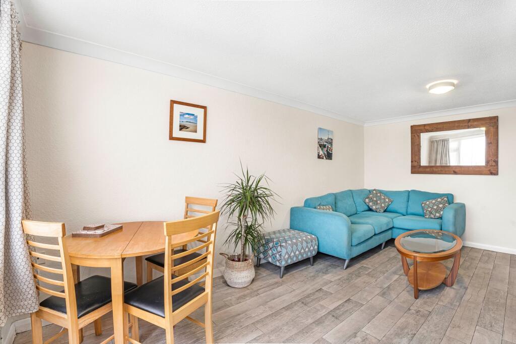 Dining area into living room