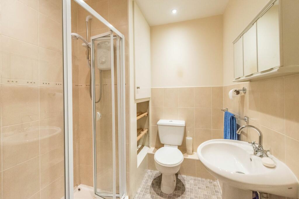 Bedroom and shower room