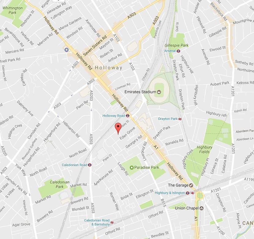 Map location