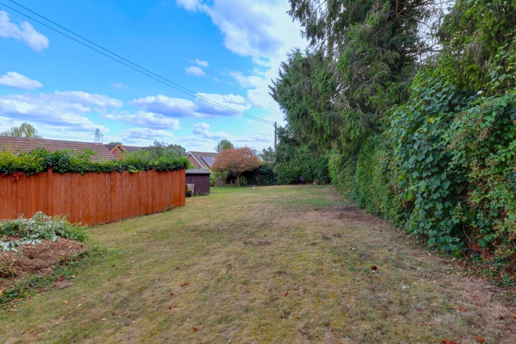 Top corner of garden