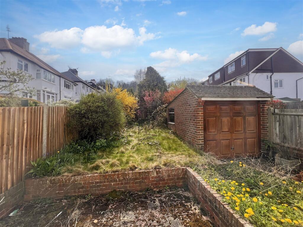 Rear Garden/Garage