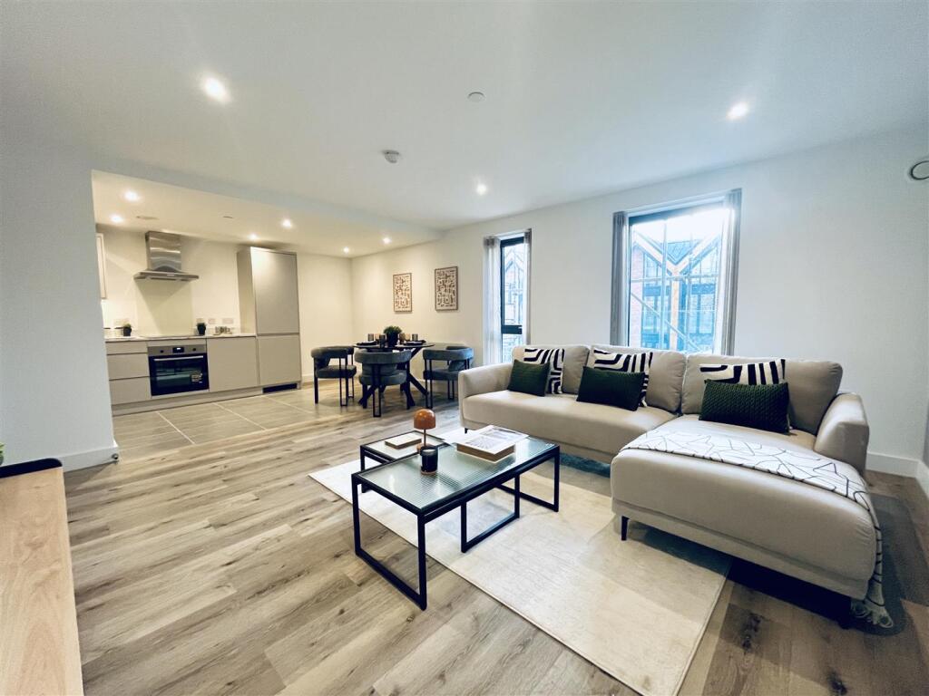 Living and Dining Room and Kitchen