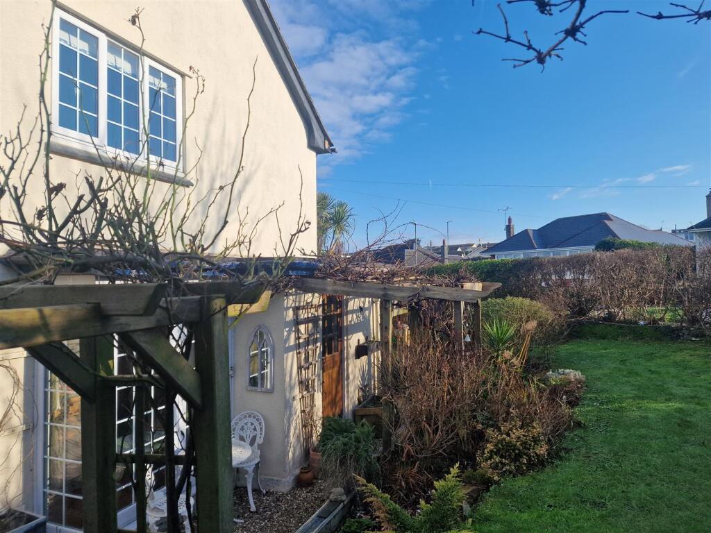 Side and garden.