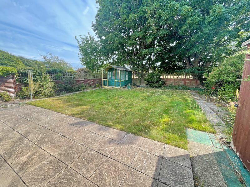 Southerly rear garden