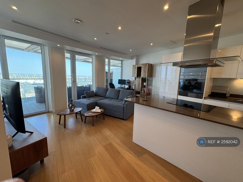 Living Area &amp; Open Plan Kitchen
