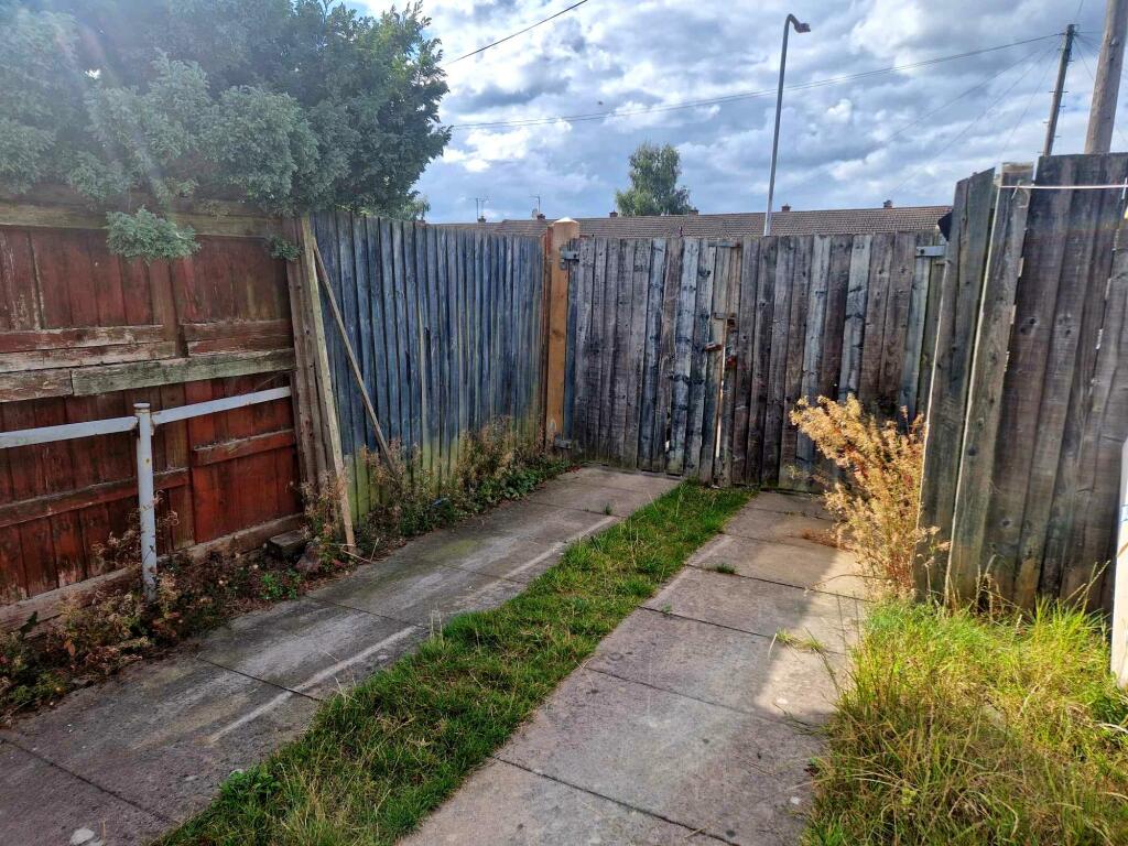 Rear garden