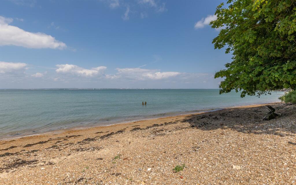 Beach Accessed via Shared Path