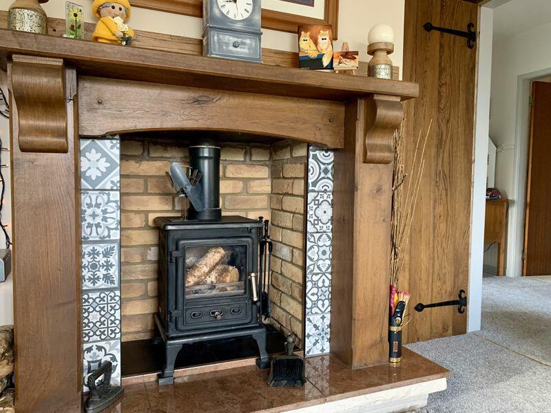Fireplace and log burner lounge
