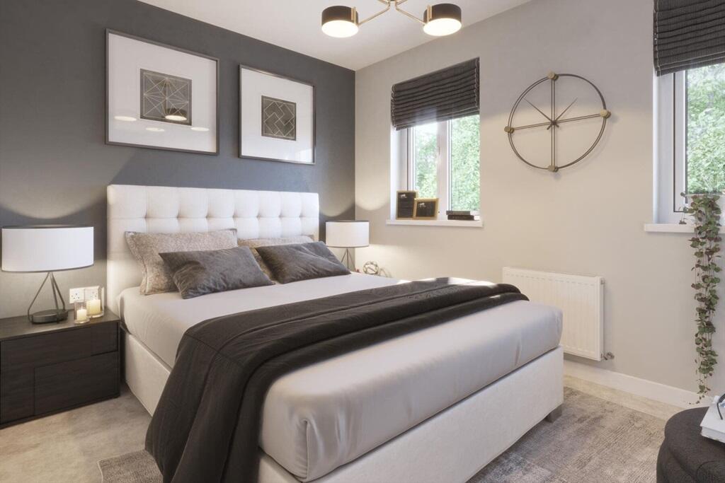 The 2nd bedroom is also a double and perfect for having guests to stay