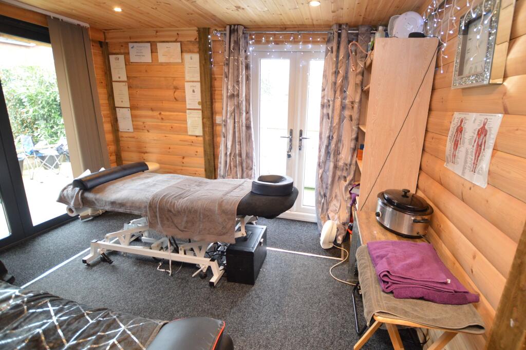 purpose built log cabin