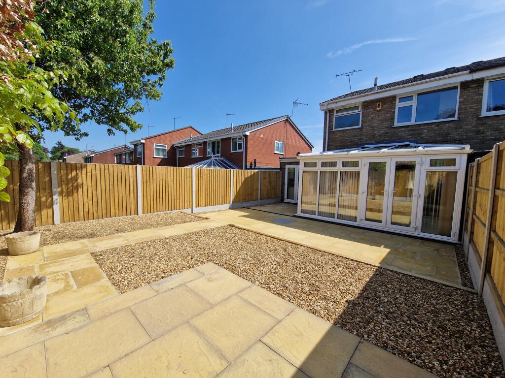 Rear of property