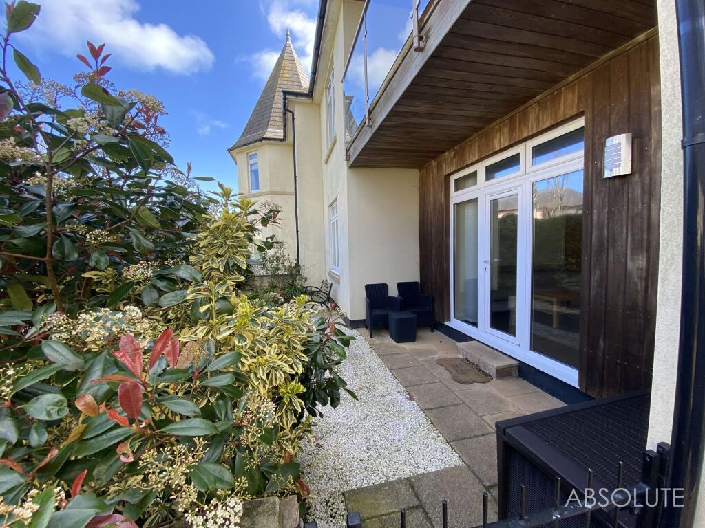 Private garden area