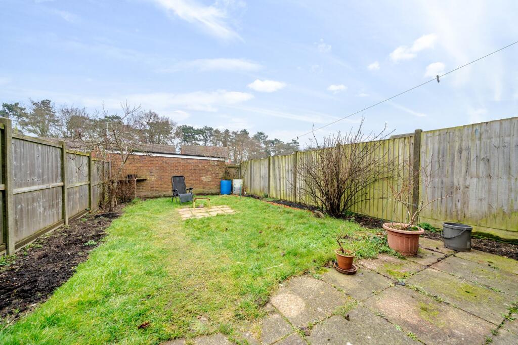 Rear garden