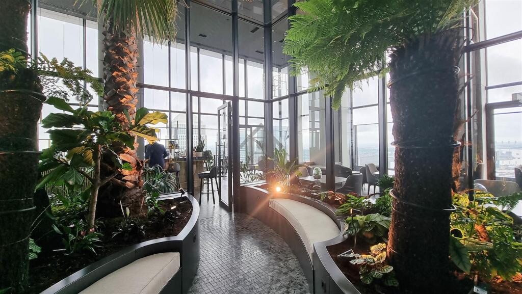 Sunshine from the sky lounge at Wardian For Sale