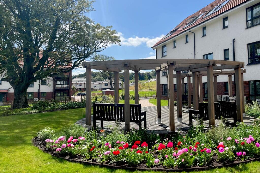 Communal garden area