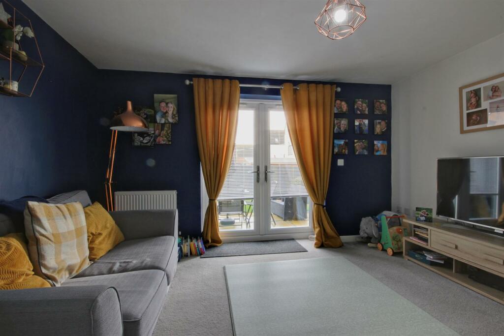 Lounge with french doors