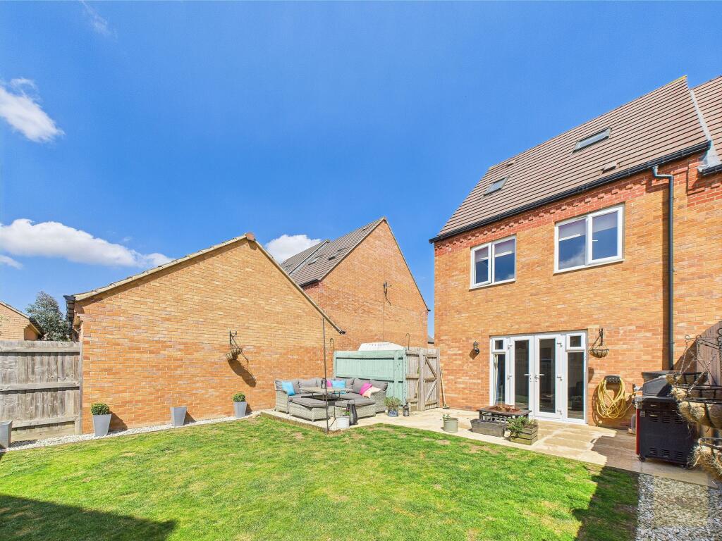 Rear of the property