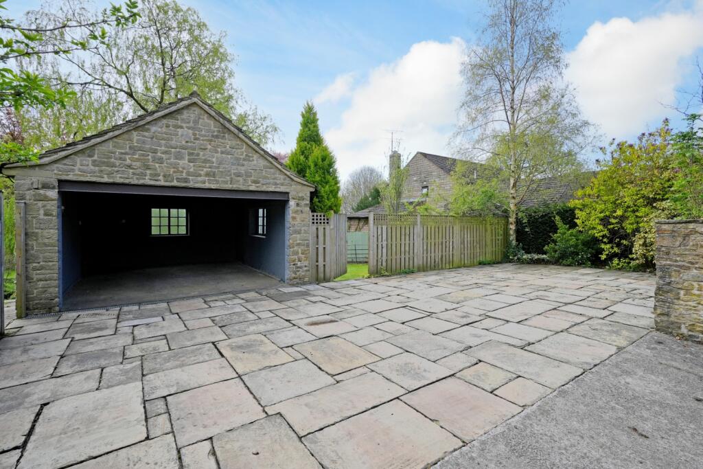Driveway and garage