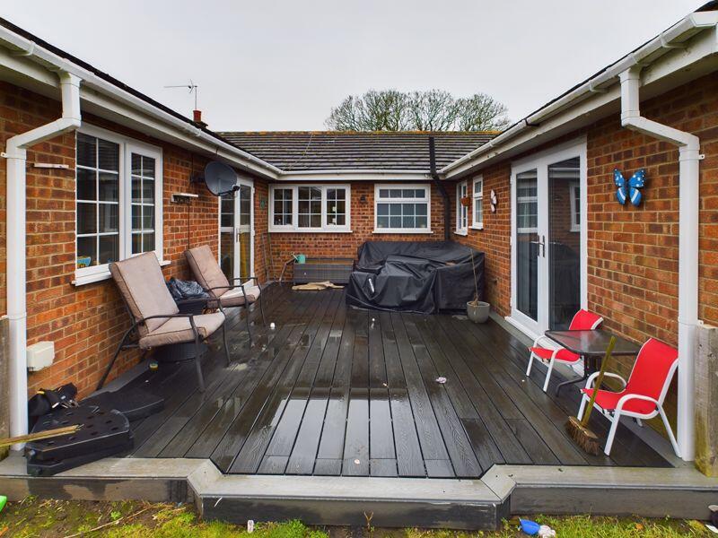 Decked seating area 