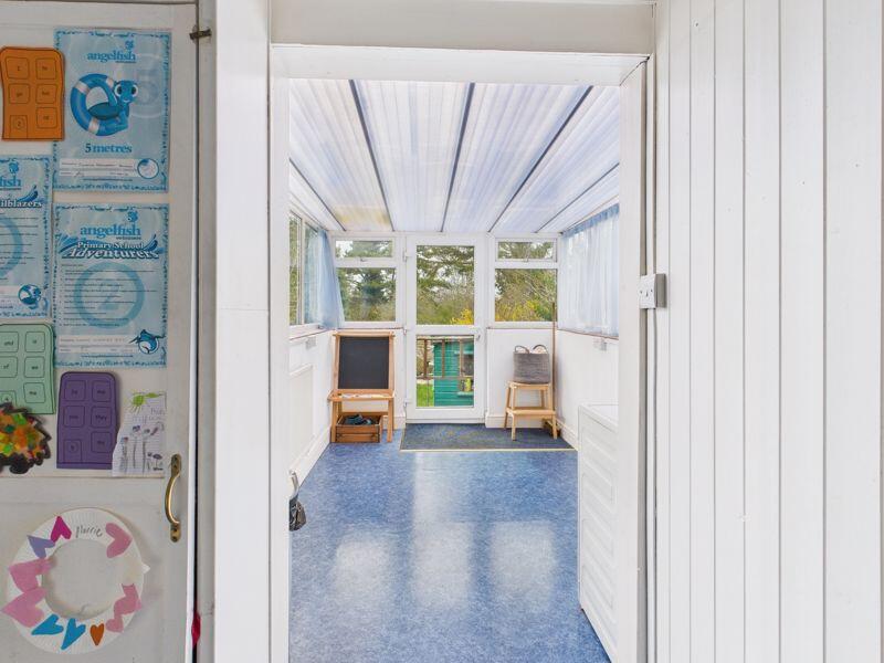 Kitchen to conservatory