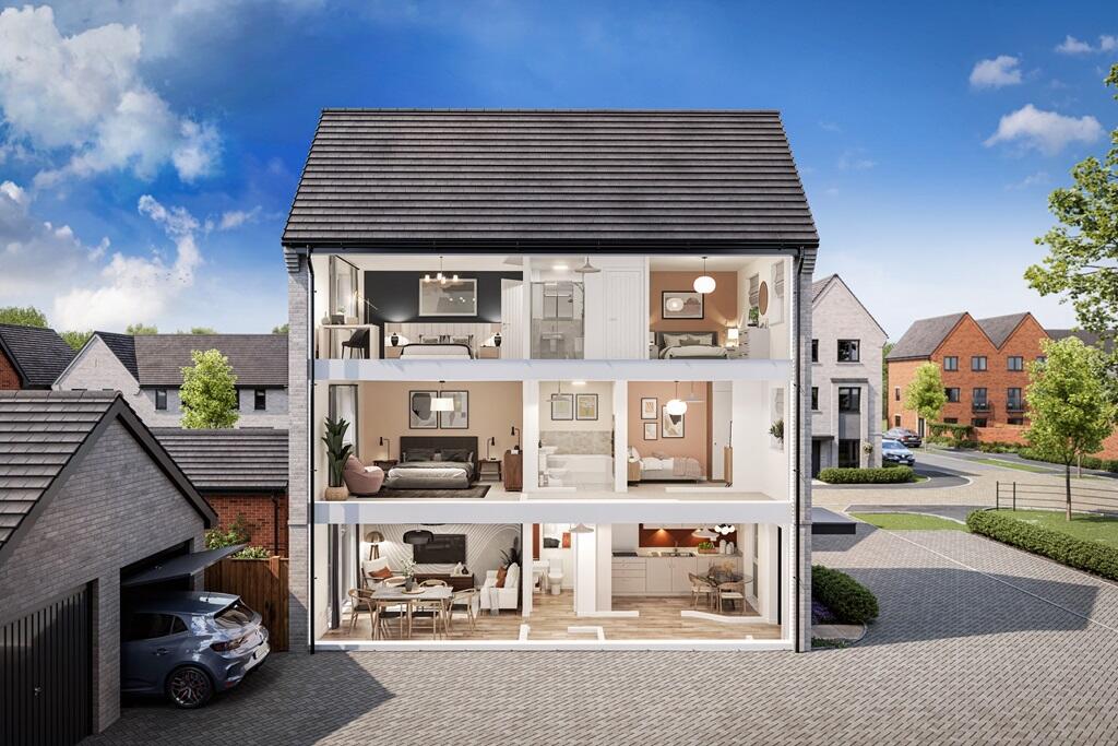 The Ashbury offers a mix of bedrooms &amp; sociable zones