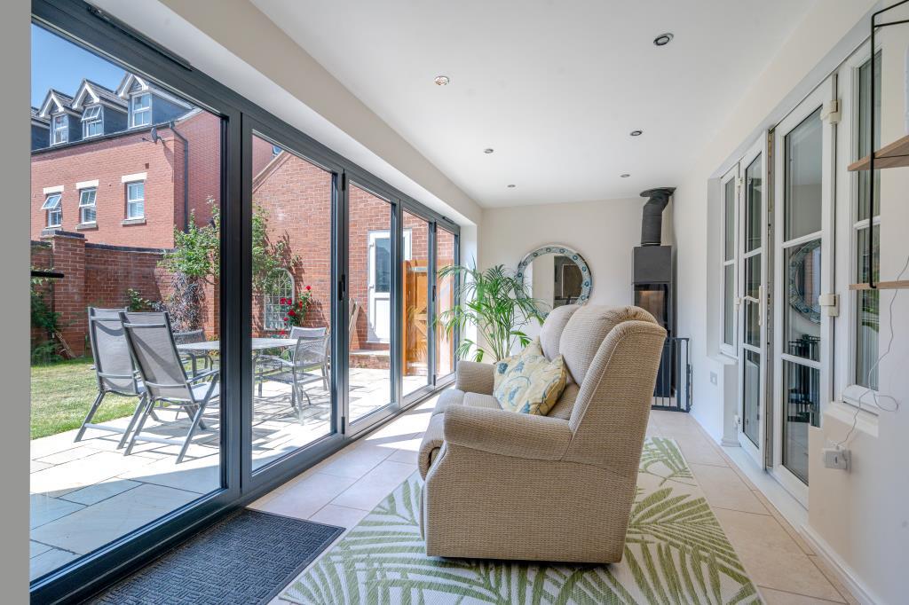 Garden room with full length Bi-folding doors