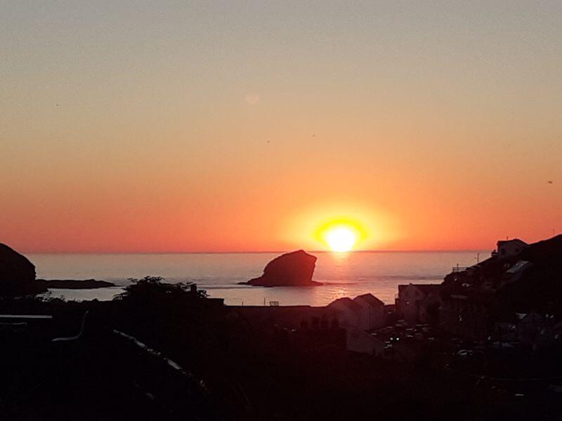 sunset view of Portreath