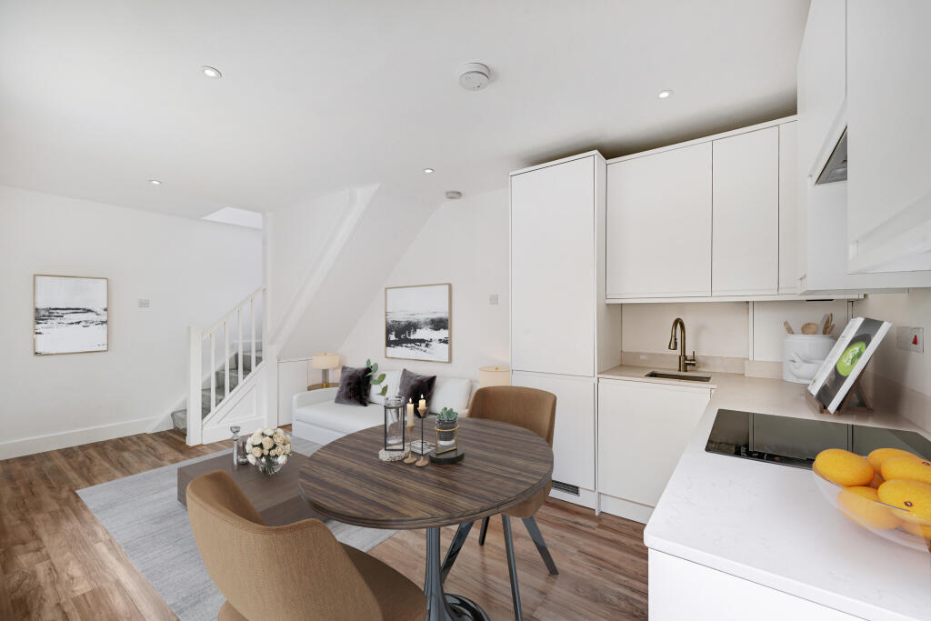 Reception | Dining | Kitchen - Virtually Staged