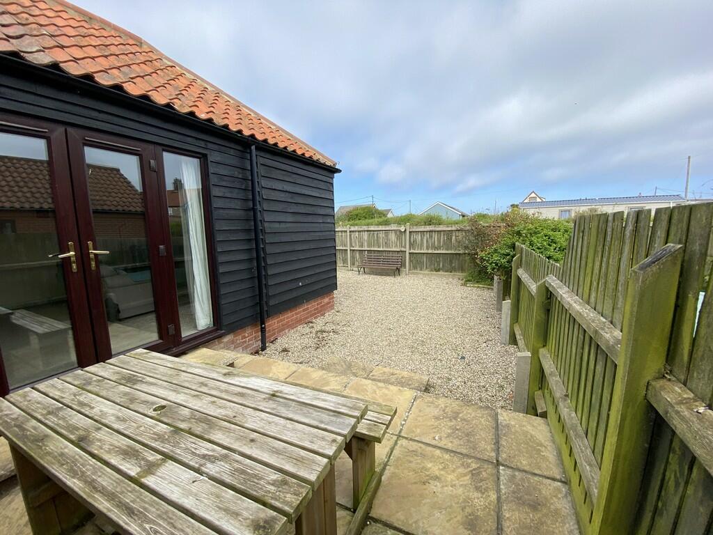 Patio and rear ga...
