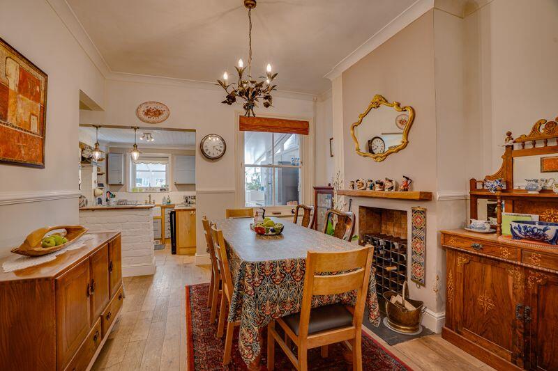 Open Plan Dining Room through to Kitchen