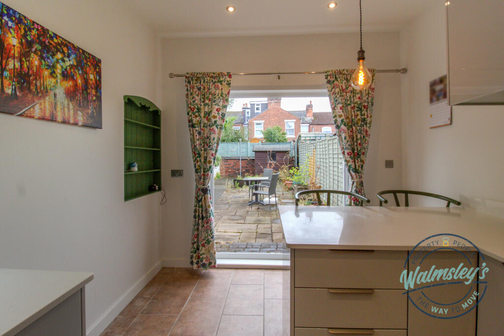 French doors to garden