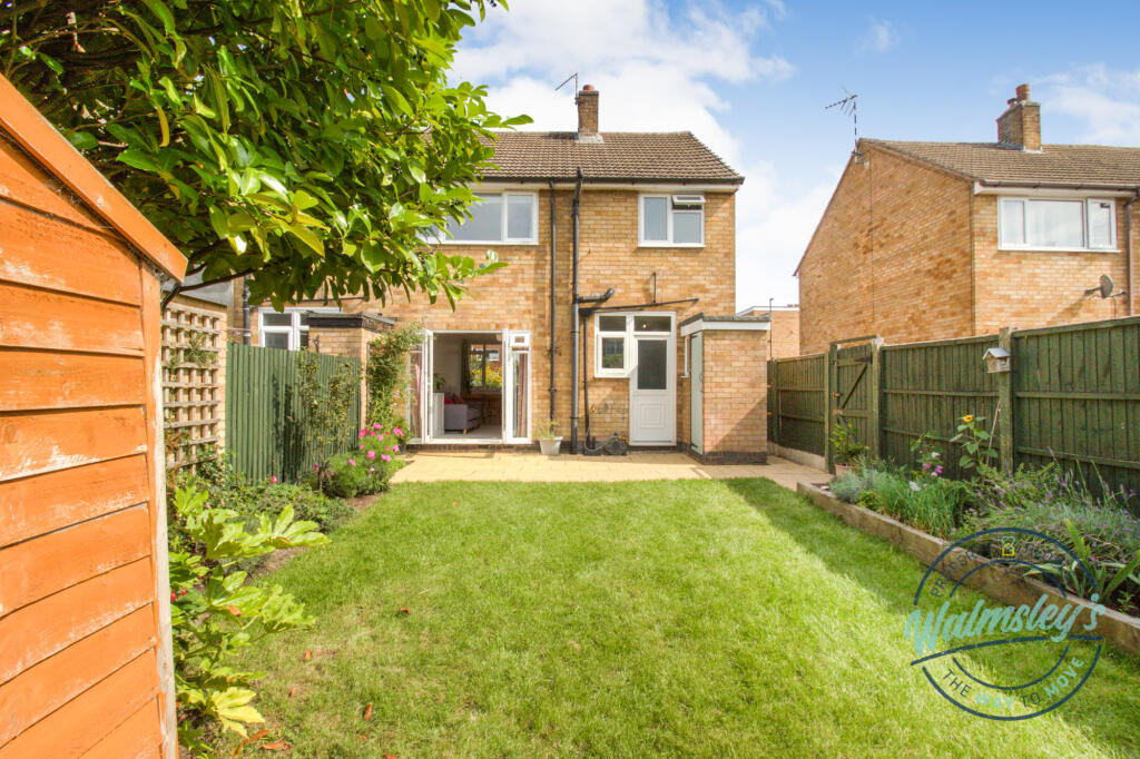 Rear garden towards house