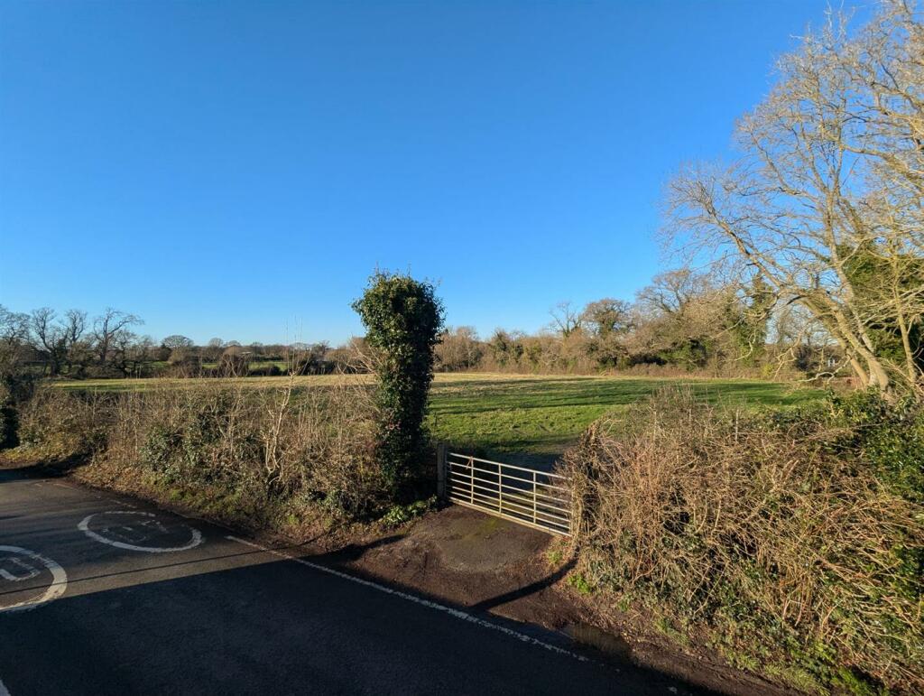 Rear view over fields