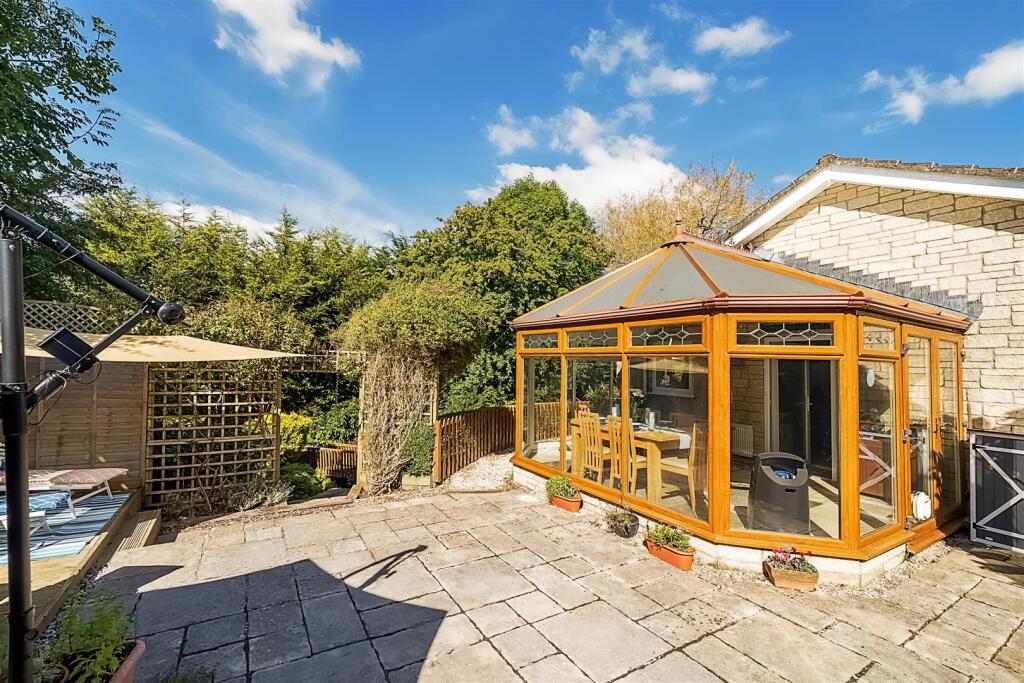 Paved terrace