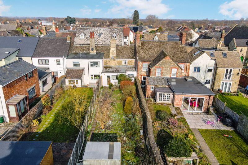 Aerial view from rear