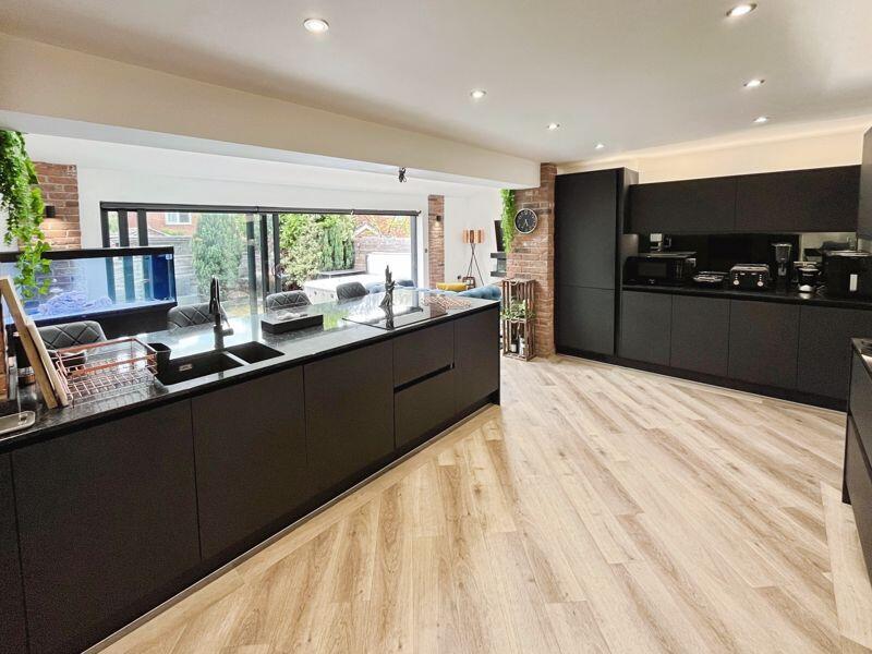 Open plan kitchen living area