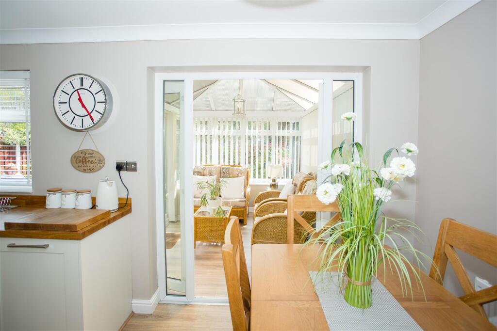 Dining Area through to conservatory